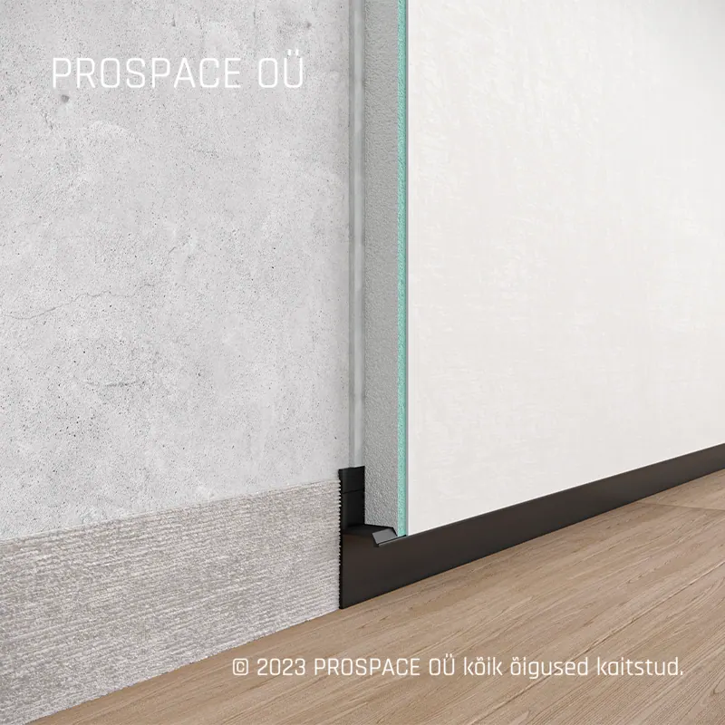 ASP102 Floor LED Shadow Gap Profile · 60 mm