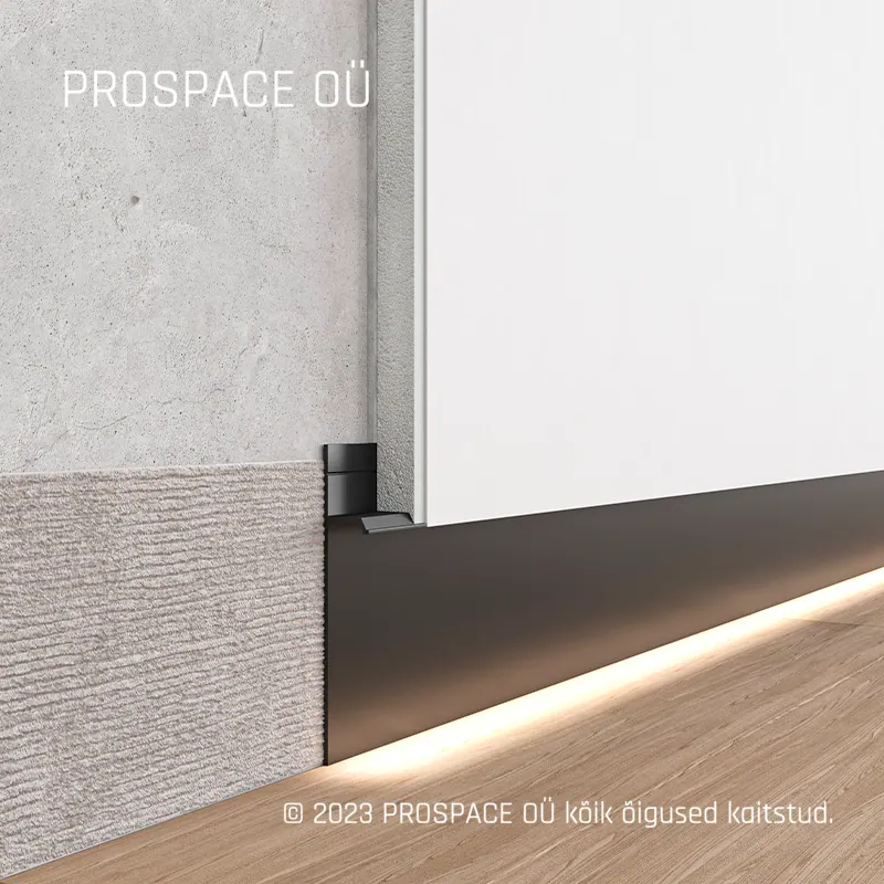 ASP106 Floor LED Shadow Gap Profile · 60 mm