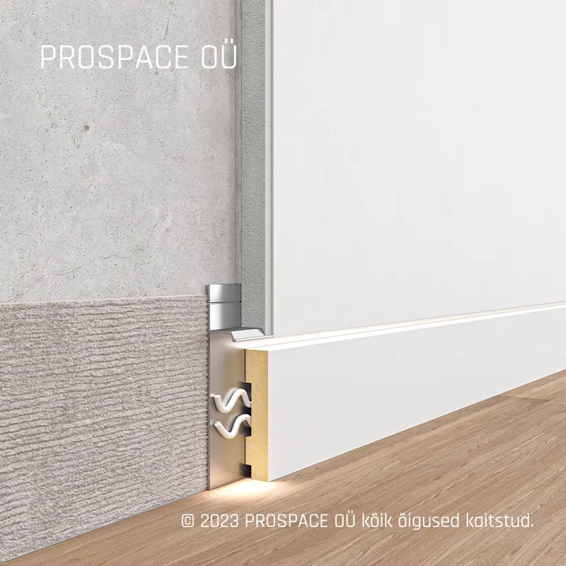 ASP106 Floor LED Shadow Gap Profile · 60 mm