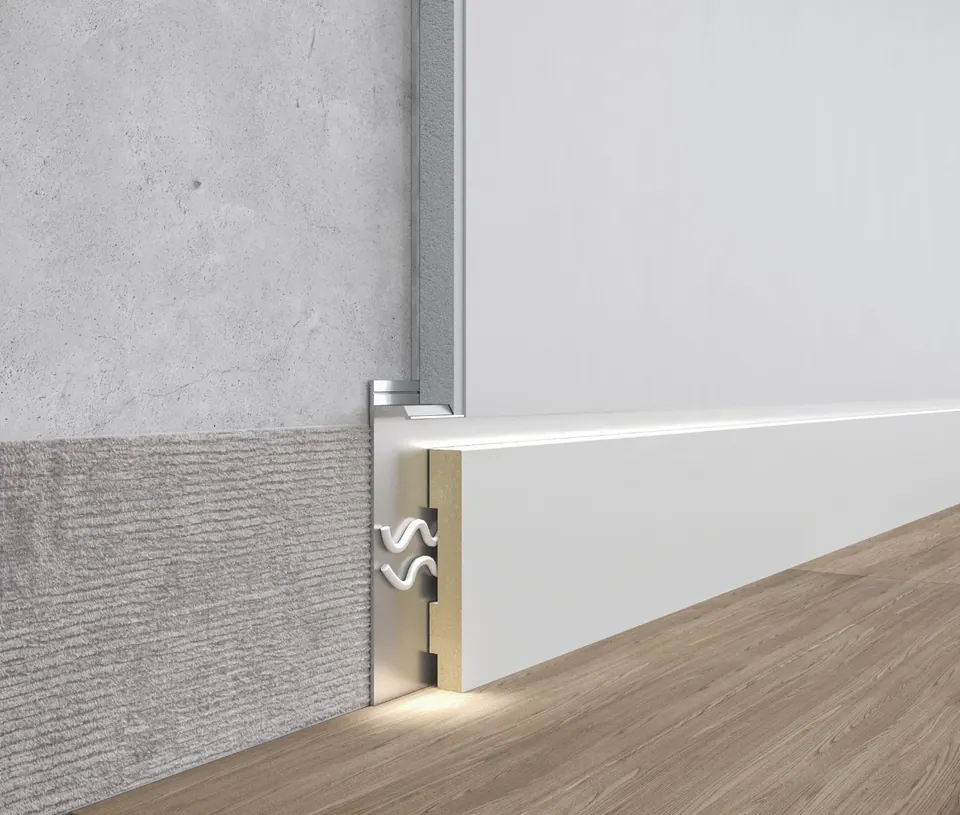 ASP108 Floor Shadow Gap Profile · 80 mm