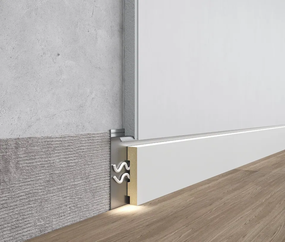 ASP108 Floor Shadow Gap Profile · 80 mm