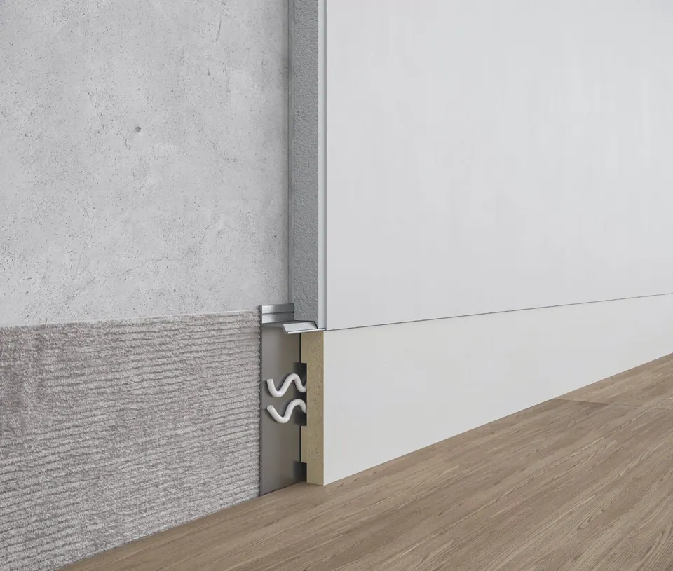 ASP108 Floor Shadow Gap Profile · 80 mm