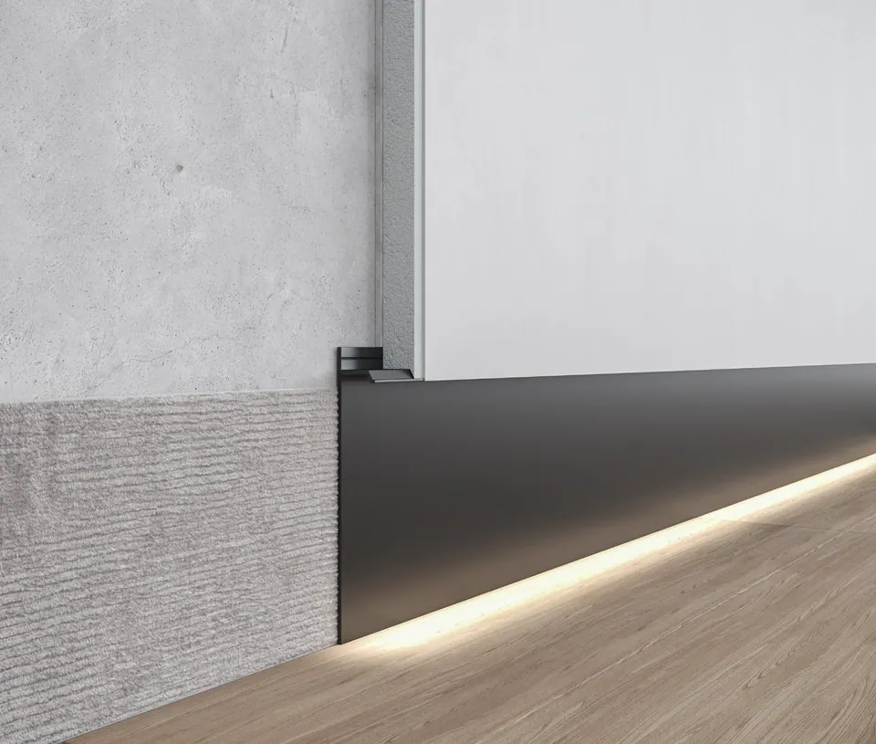 ASP108 Floor Shadow Gap Profile · 80 mm