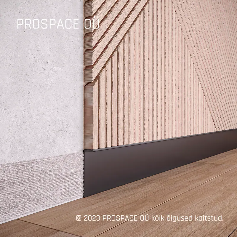 ASP117 Floor Shadow Gap Profile · 70 mm