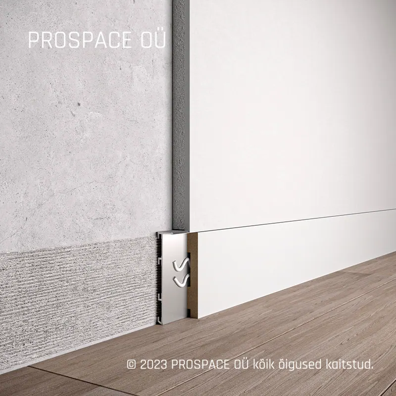 ASP168 Wall Shadow Gap Profile · 60 mm