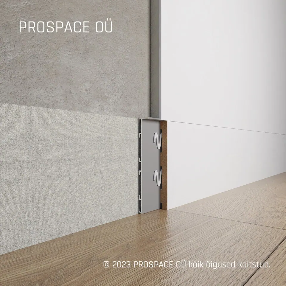 ASP198 Wall Shadow Gap Profile · 91 mm