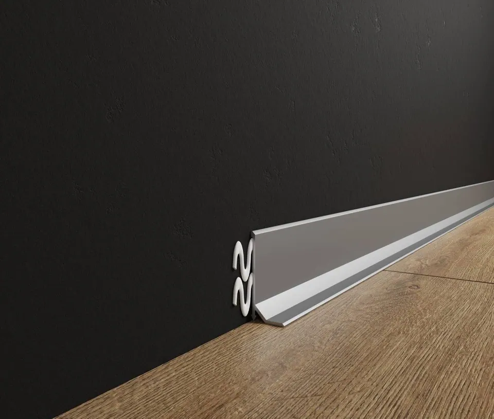 ASP38 Aluminium Skirting Profile · 38 mm