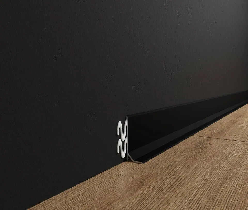 ASP38 Aluminium Skirting Profile · 38 mm
