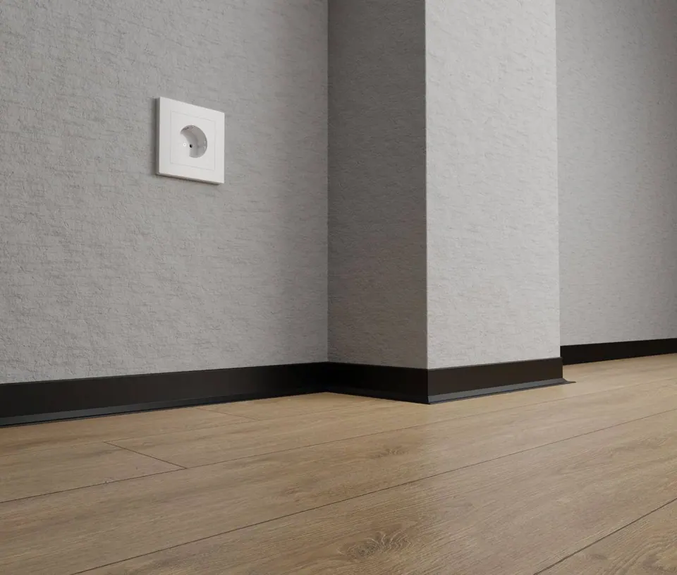 ASP38 Aluminium Skirting Profile · 38 mm