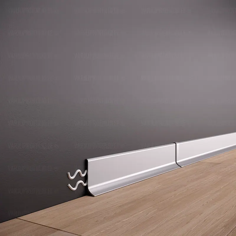ASP40 Aluminium Skirting Profile · 40 mm