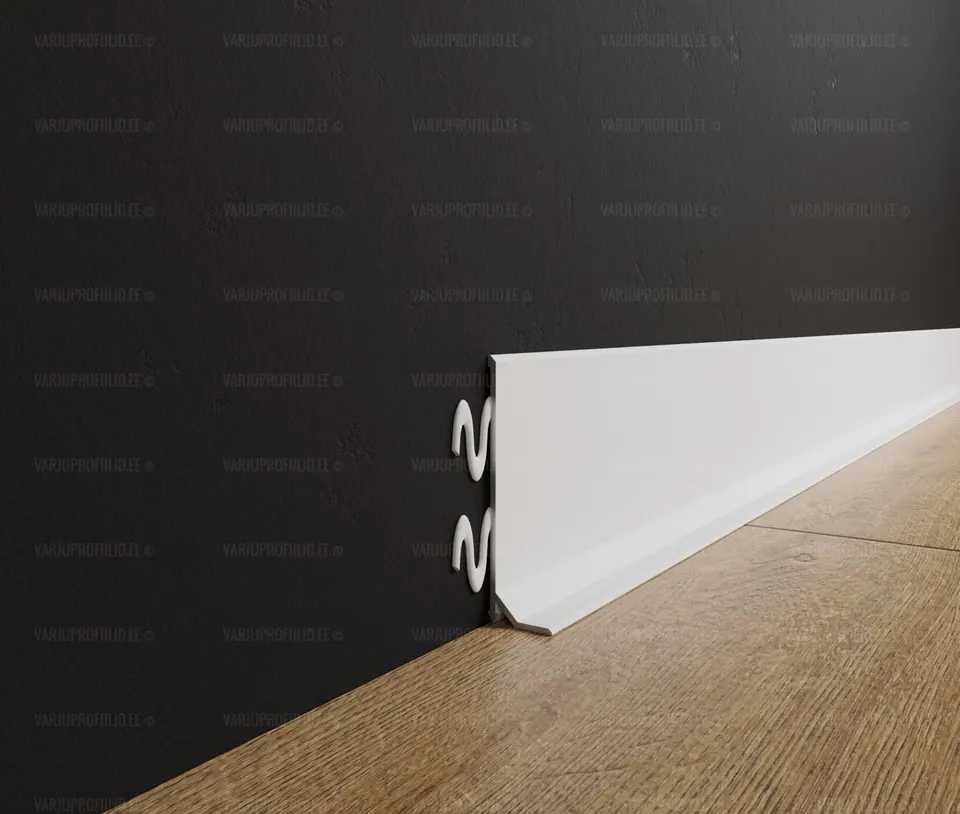 ASP58 Aluminium Skirting Profile · 58 mm