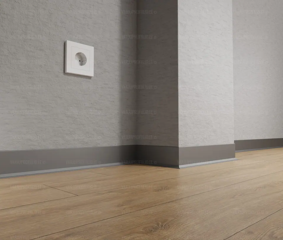ASP58 Aluminium Skirting Profile · 58 mm