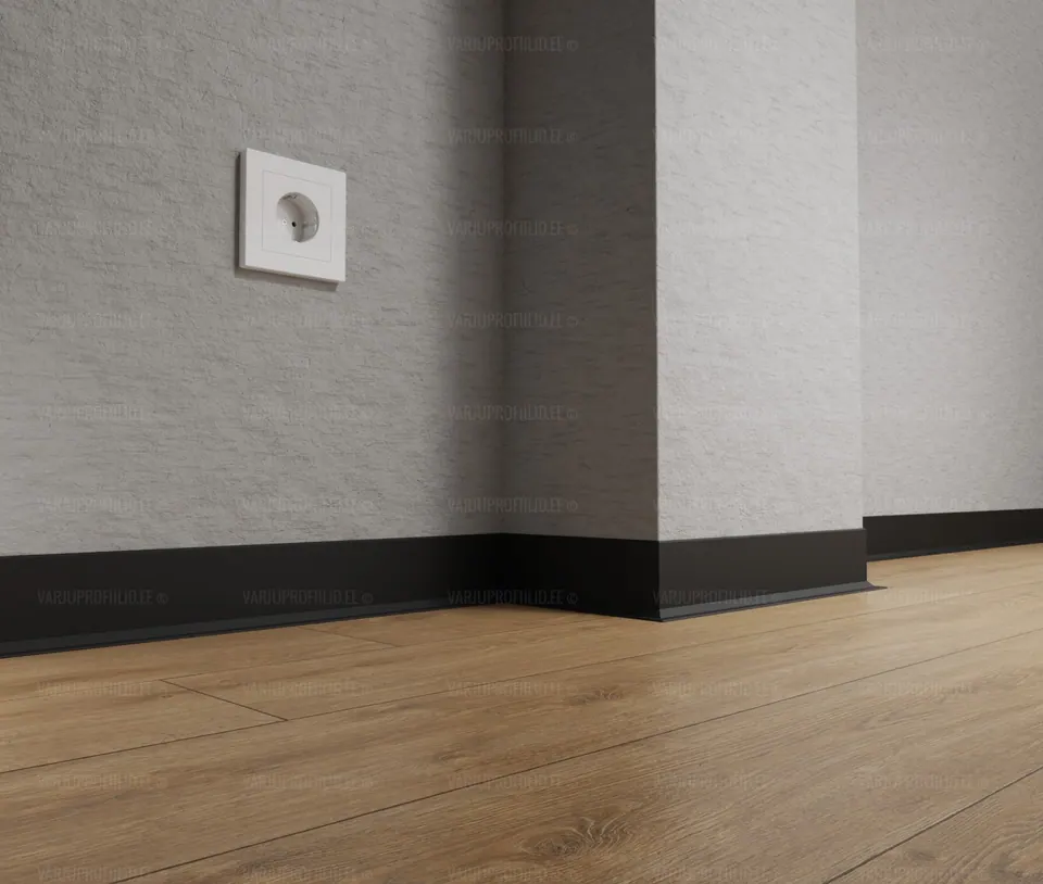 ASP58 Aluminium Skirting Profile · 58 mm