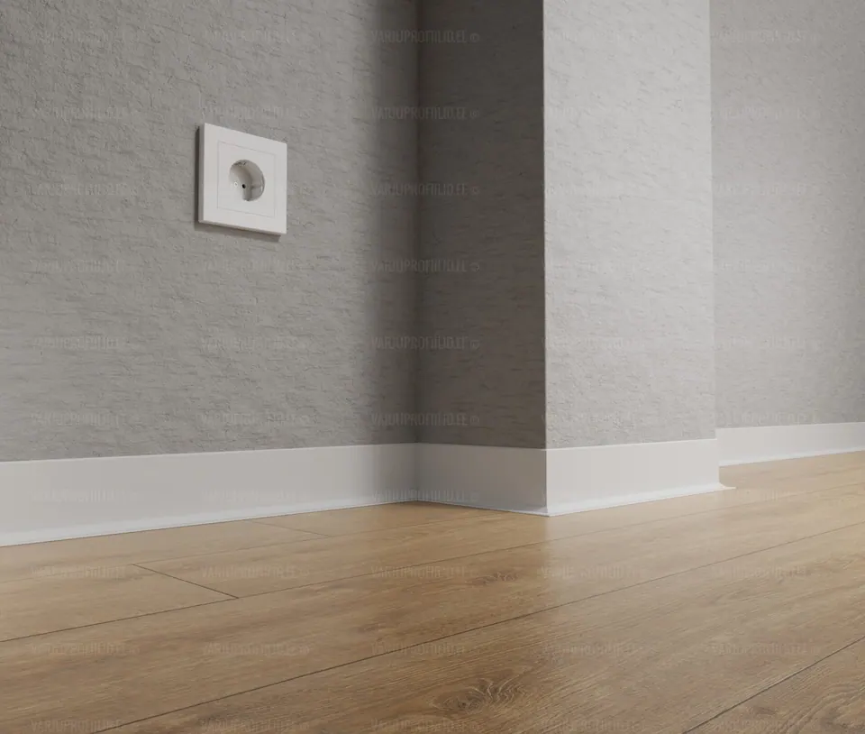 ASP58 Aluminium Skirting Profile · 58 mm