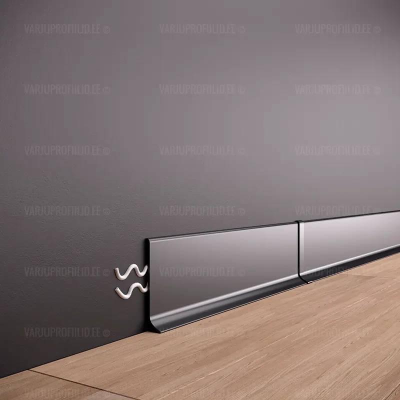 ASP60 Aluminium Skirting Profile · 60 mm