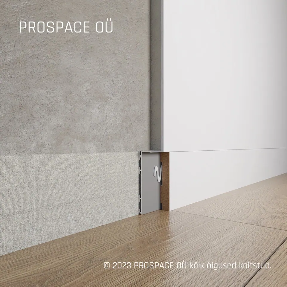 ASP611 Wall Shadow Gap Profile · 60 mm