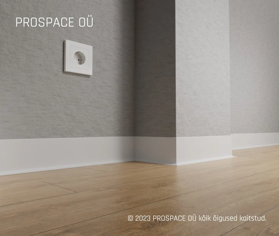 ASP78 Aluminium Skirting Profile · 78 mm