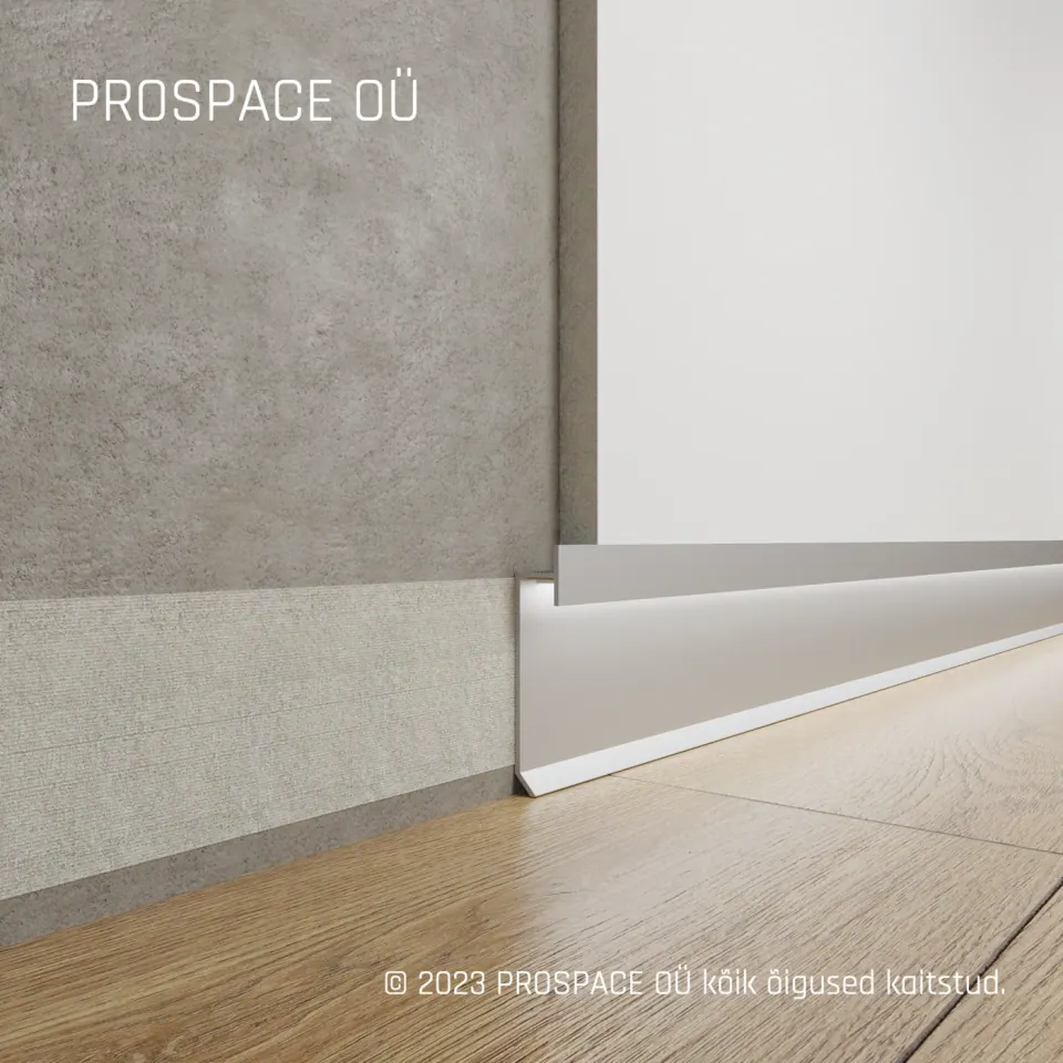 ASP904 Floor LED Shadow Gap Profile · 49.5 mm