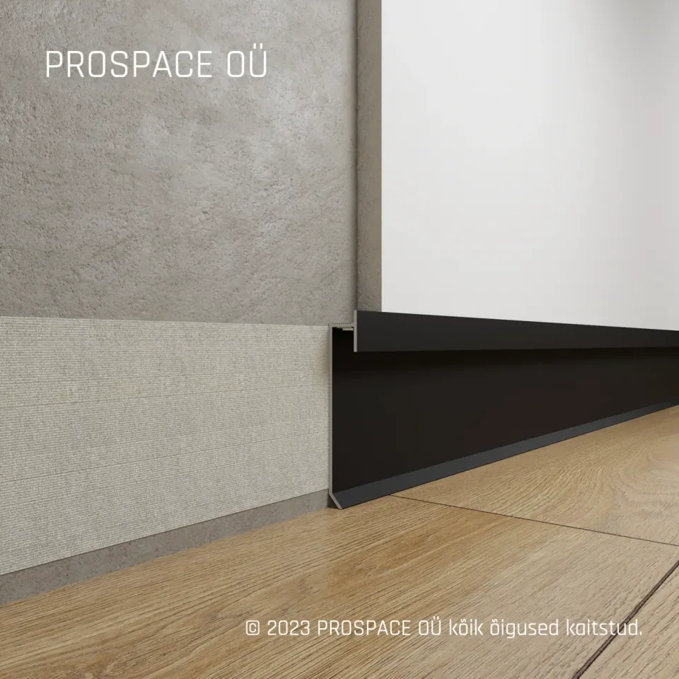 ASP905 Floor LED Shadow Gap Profile · 49.5 mm