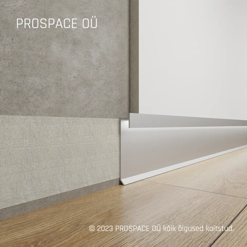 ASP905 Floor LED Shadow Gap Profile · 49.5 mm
