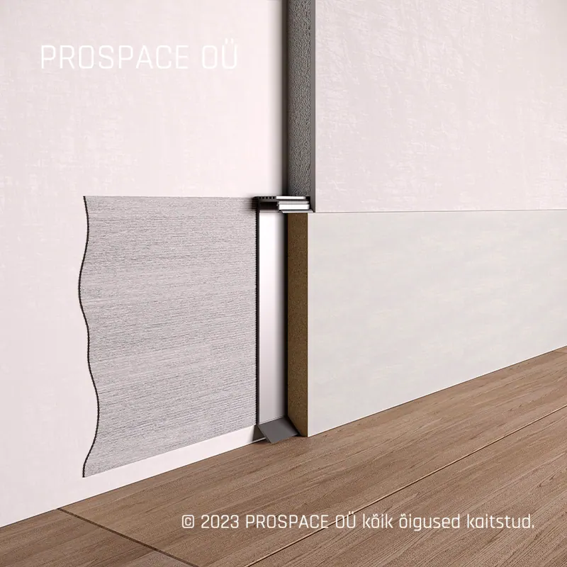 ASPL100 Floor LED Shadow Gap Profile · 100 mm