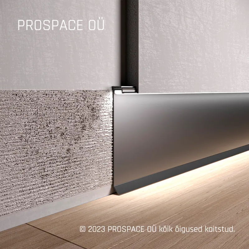 ASPL100 Floor LED Shadow Gap Profile · 100 mm