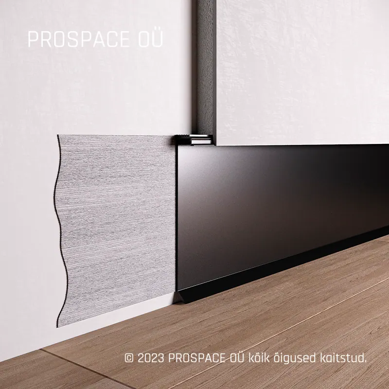 ASPL100 Floor LED Shadow Gap Profile · 100 mm