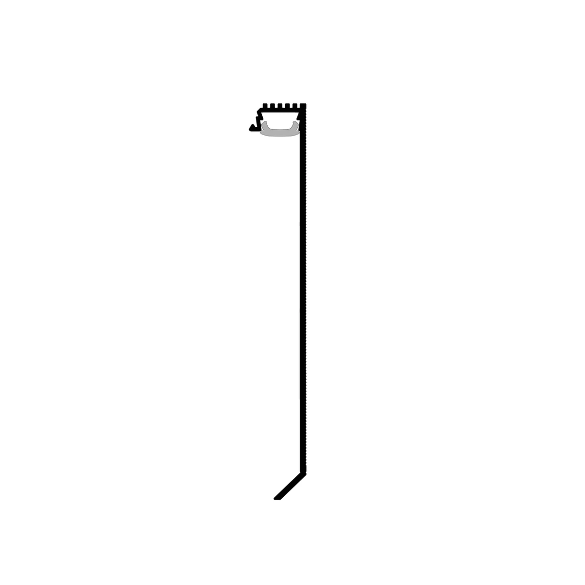 ASPL100 Floor LED Shadow Gap Profile · 100 mm