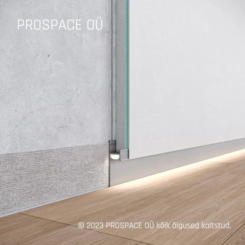 ASPL130 Floor LED Shadow Gap Profile · 30 mm
