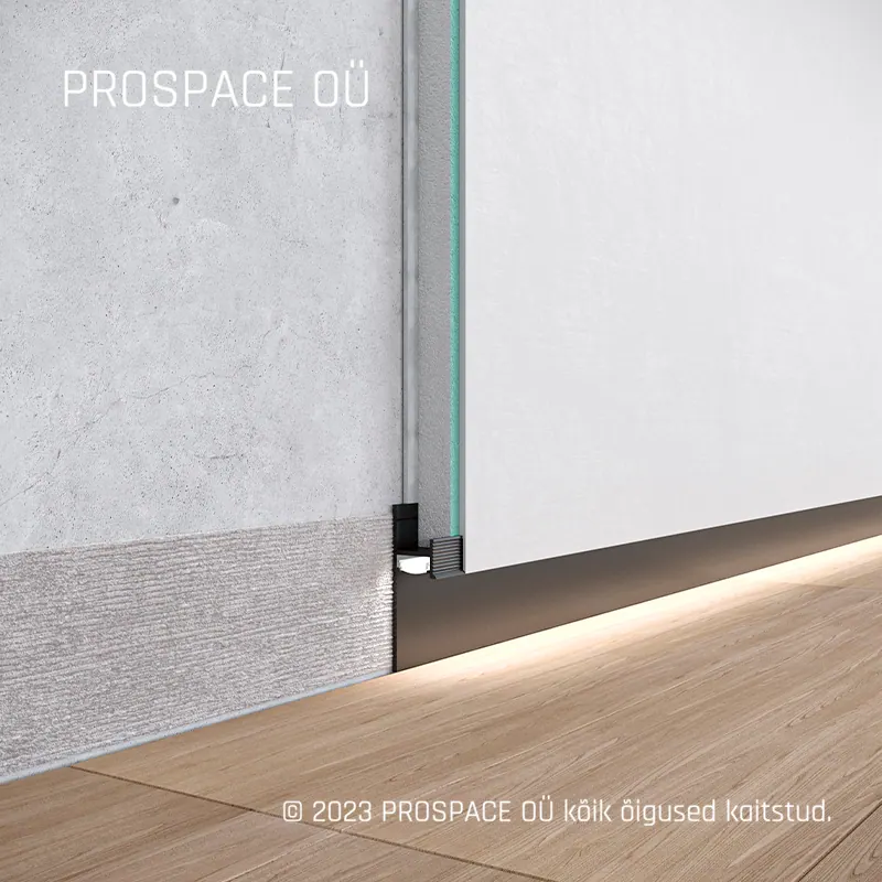 ASPL130 Floor LED Shadow Gap Profile · 30 mm