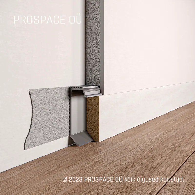 ASPL35 Floor LED Shadow Gap Profile · 35 mm