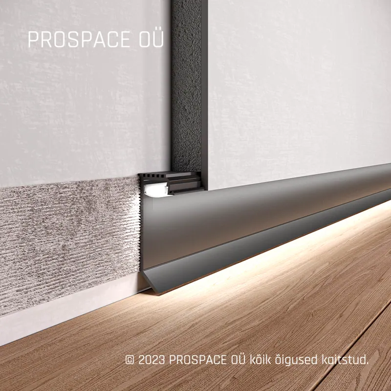 ASPL35 Floor LED Shadow Gap Profile · 35 mm
