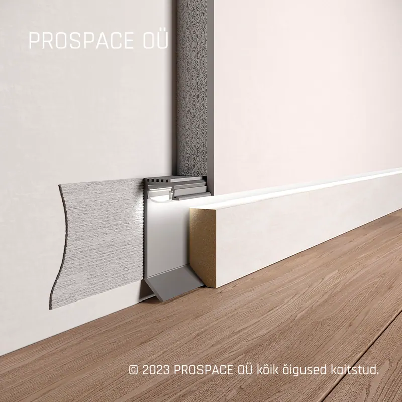 ASPL35 Floor LED Shadow Gap Profile · 35 mm