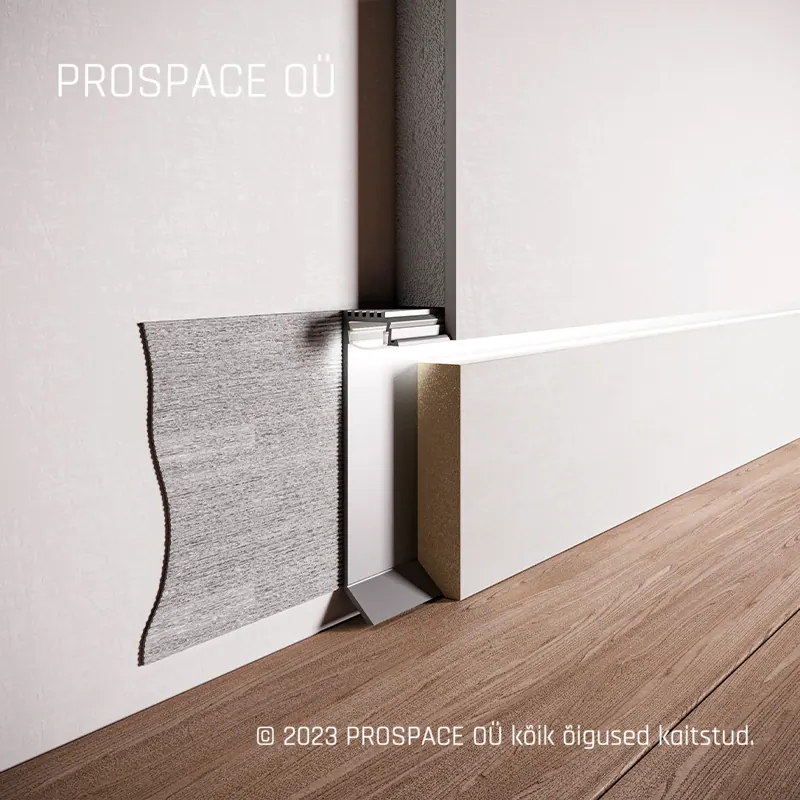 ASPL60 Floor LED Shadow Gap Profile · 35 mm