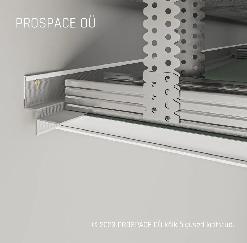 AST10 Ceiling Shadow Gap Profile · 10 mm