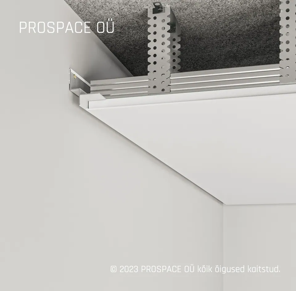 AST10 Ceiling Shadow Gap Profile · 10 mm