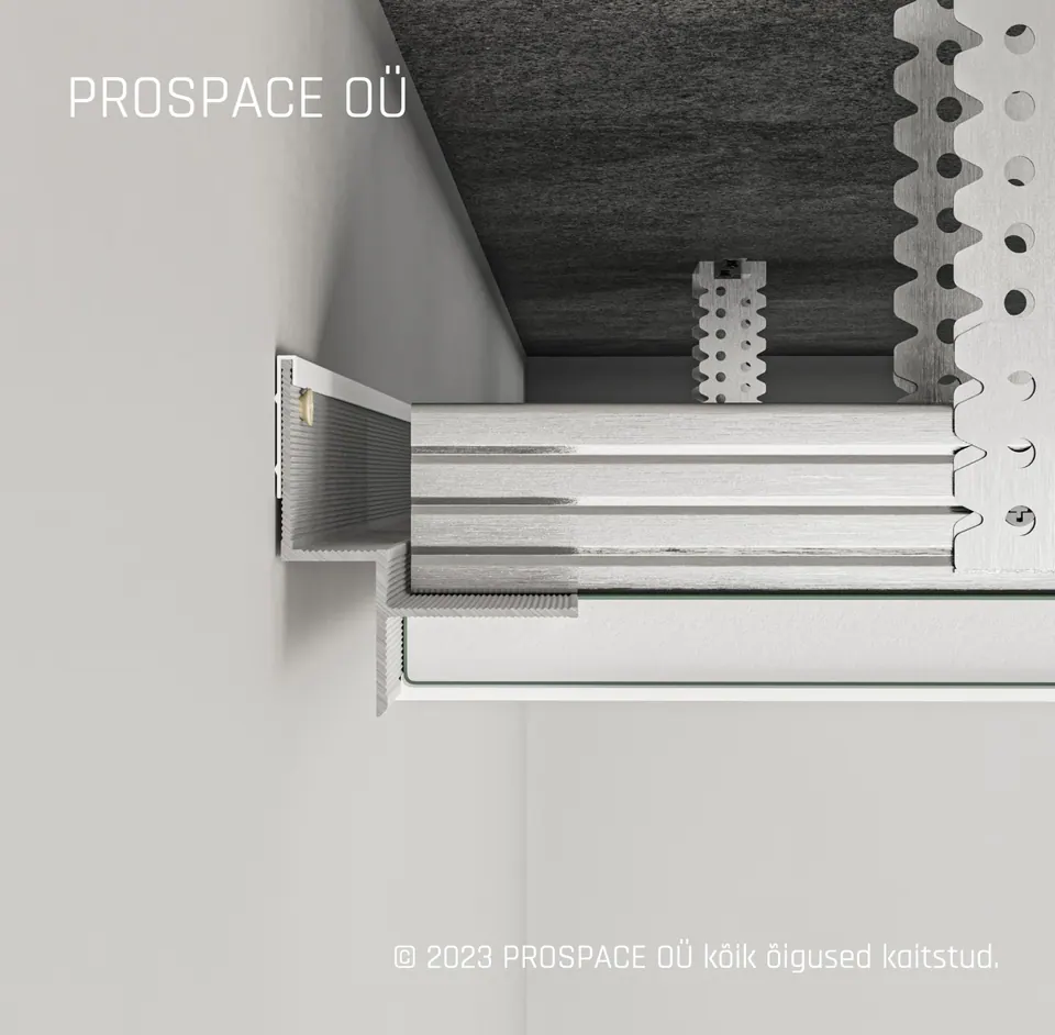 AST10 Ceiling Shadow Gap Profile · 10 mm