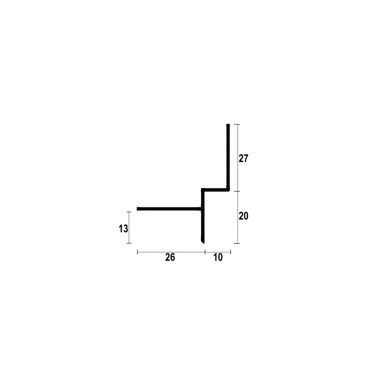 AST101 Ceiling Shadow Gap Profile