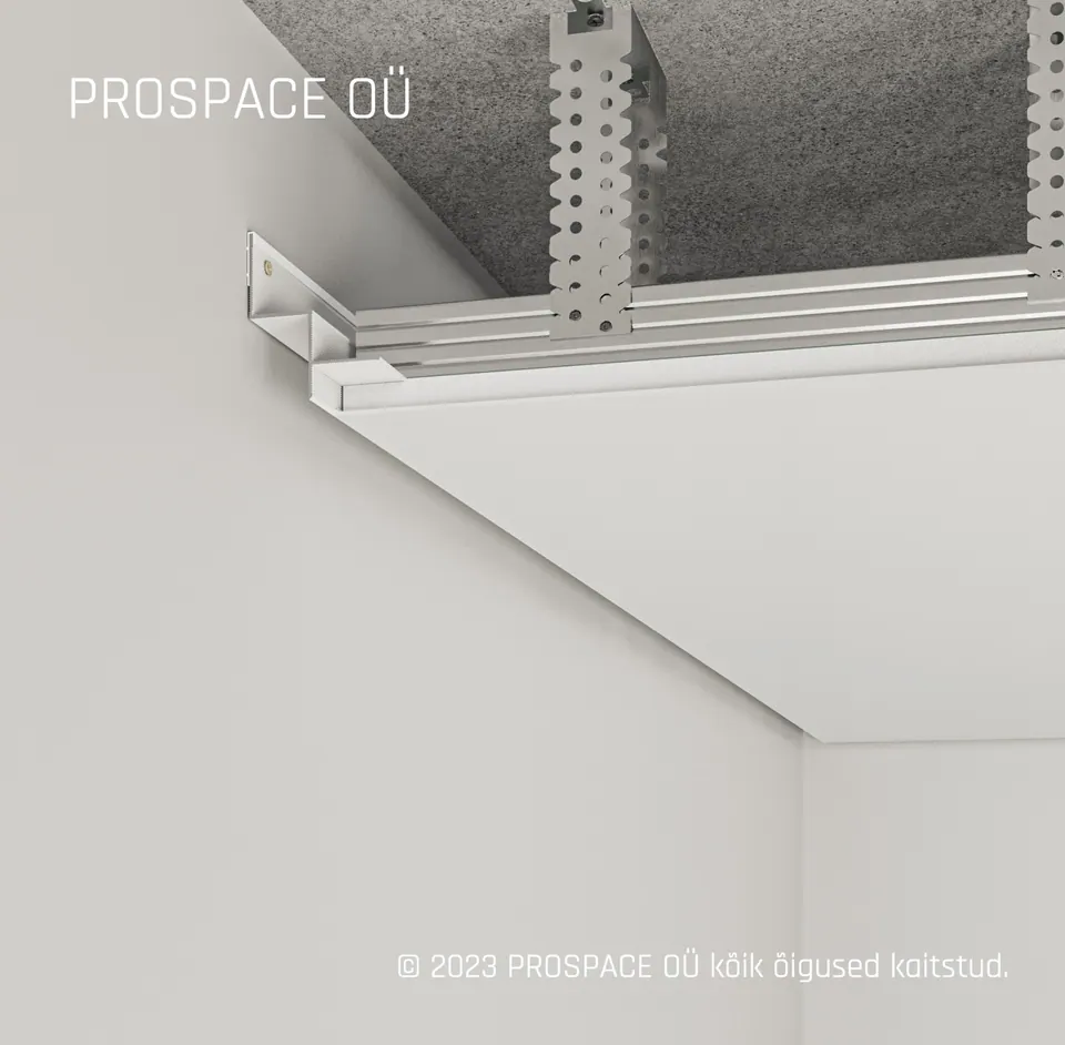 AST20 Ceiling Shadow Gap Profile · 10 mm