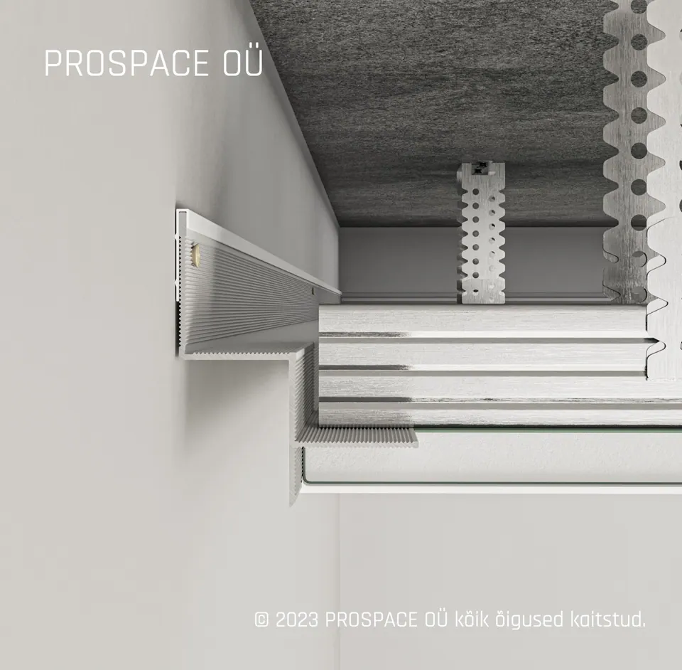 AST20 Ceiling Shadow Gap Profile · 10 mm