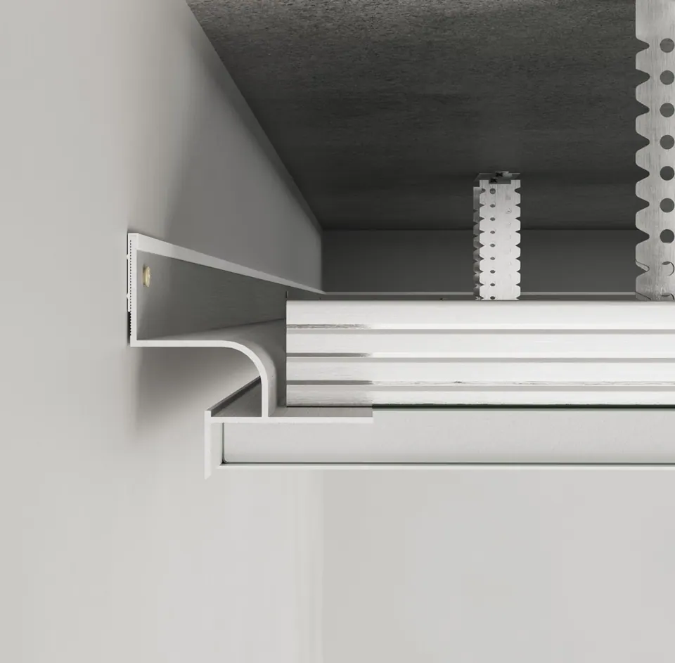 AST218 Ceiling LED Shadow Gap Profile