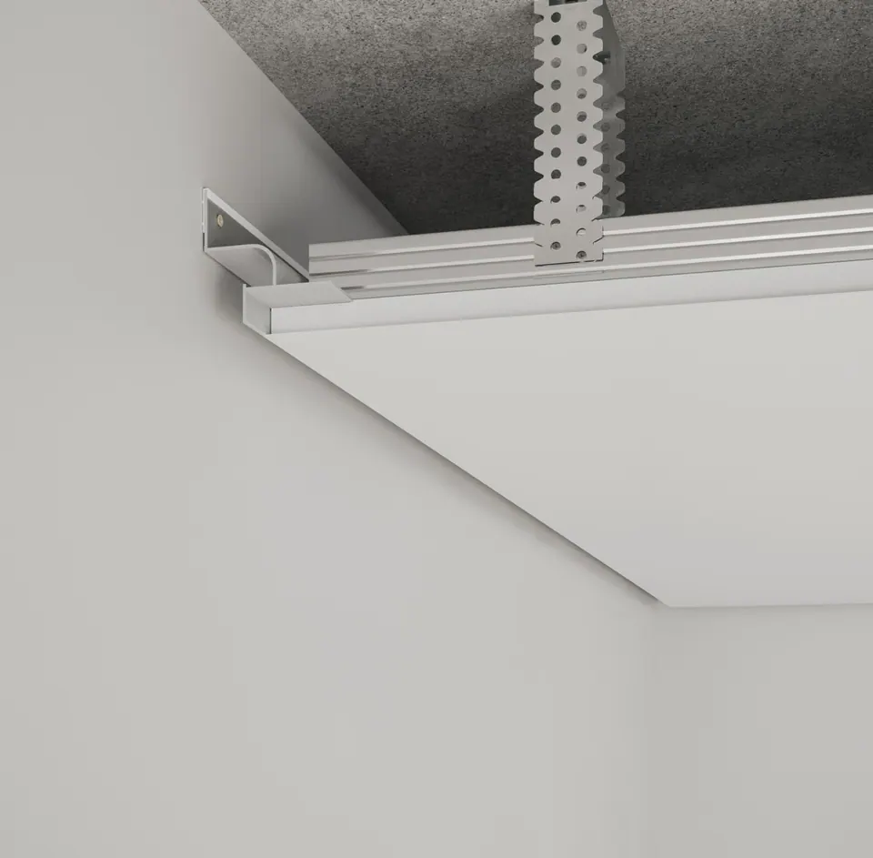 AST218 Ceiling LED Shadow Gap Profile