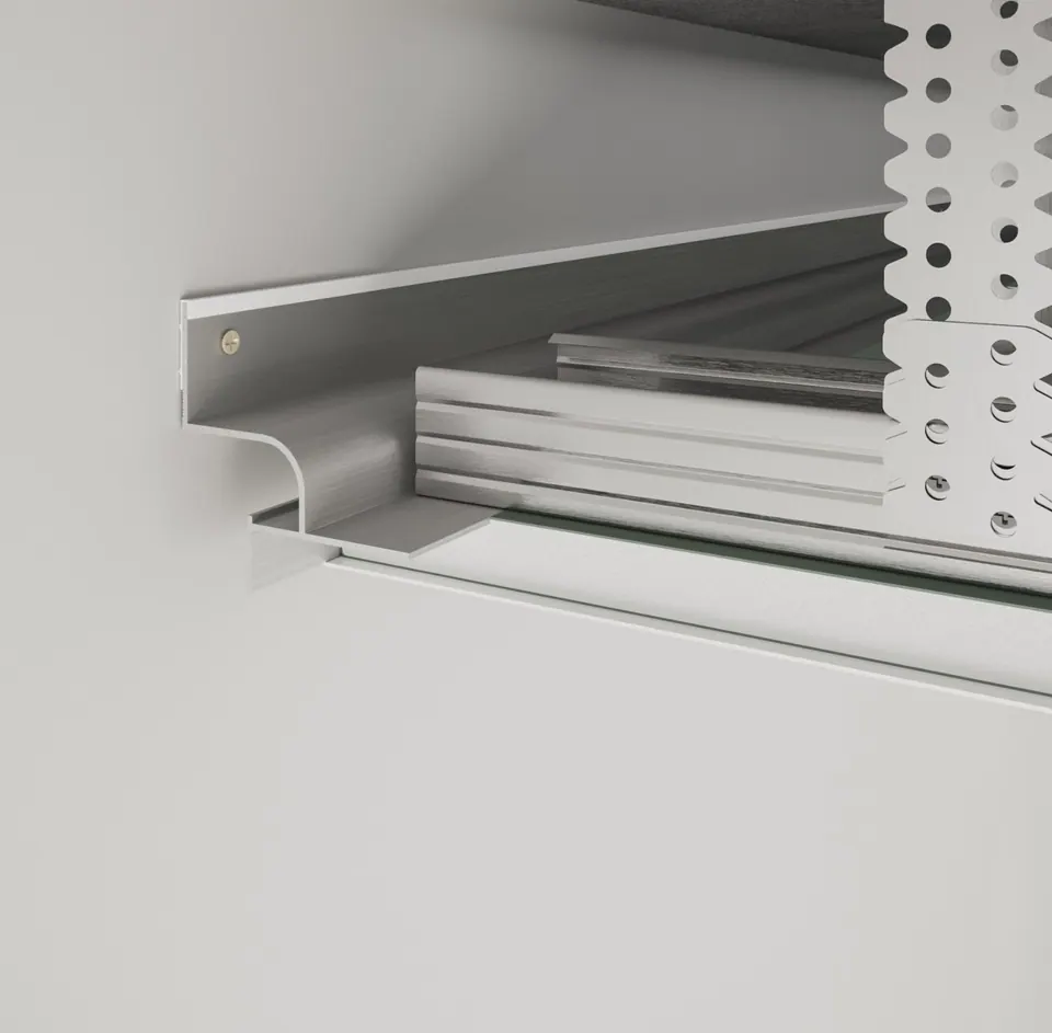 AST218 Ceiling LED Shadow Gap Profile