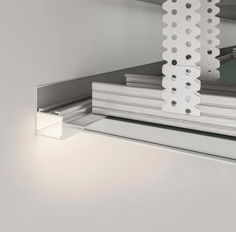 AST25 Ceiling LED Shadow Gap Profile · 25 mm