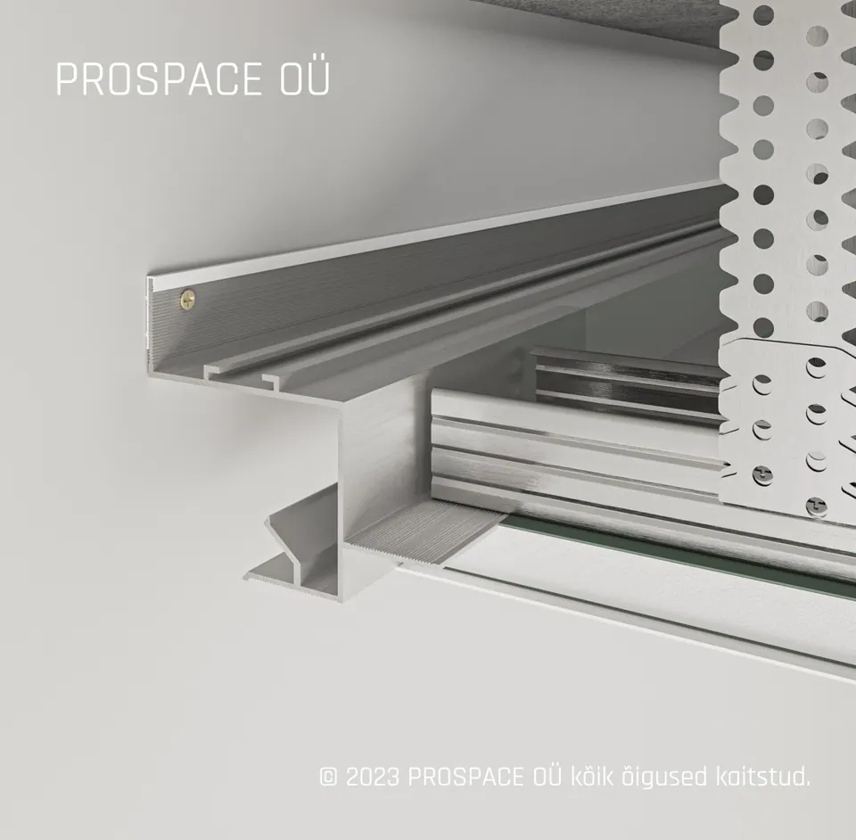 AST30 Ceiling LED Shadow Gap Profile · 30 mm