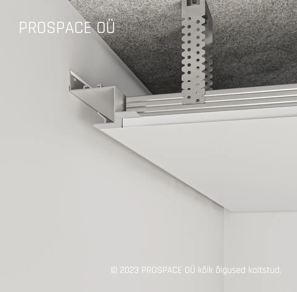 AST30 Ceiling LED Shadow Gap Profile · 30 mm