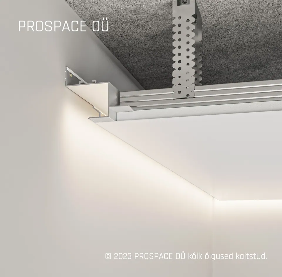 AST30 Ceiling LED Shadow Gap Profile · 30 mm