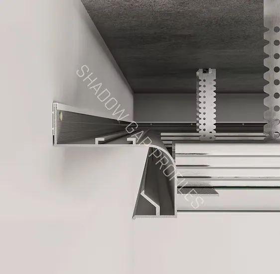 AST45 Recessed Ceiling LED Shadow Gap Profile · 45 mm