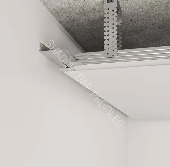 AST45 Recessed Ceiling LED Shadow Gap Profile · 45 mm