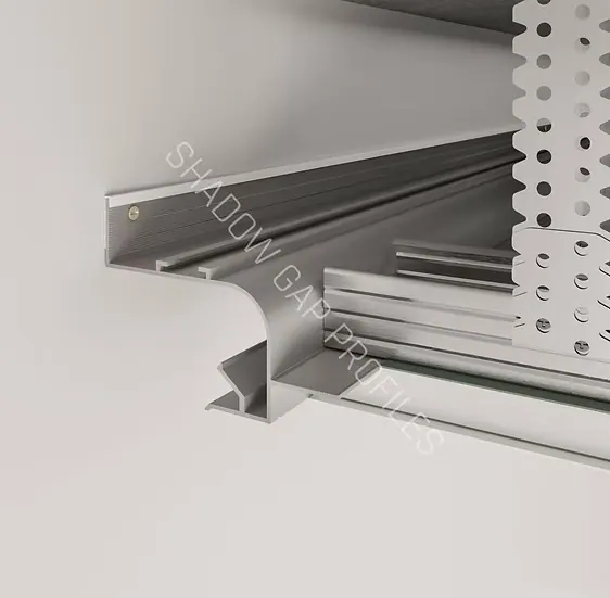 AST45 Recessed Ceiling LED Shadow Gap Profile · 45 mm
